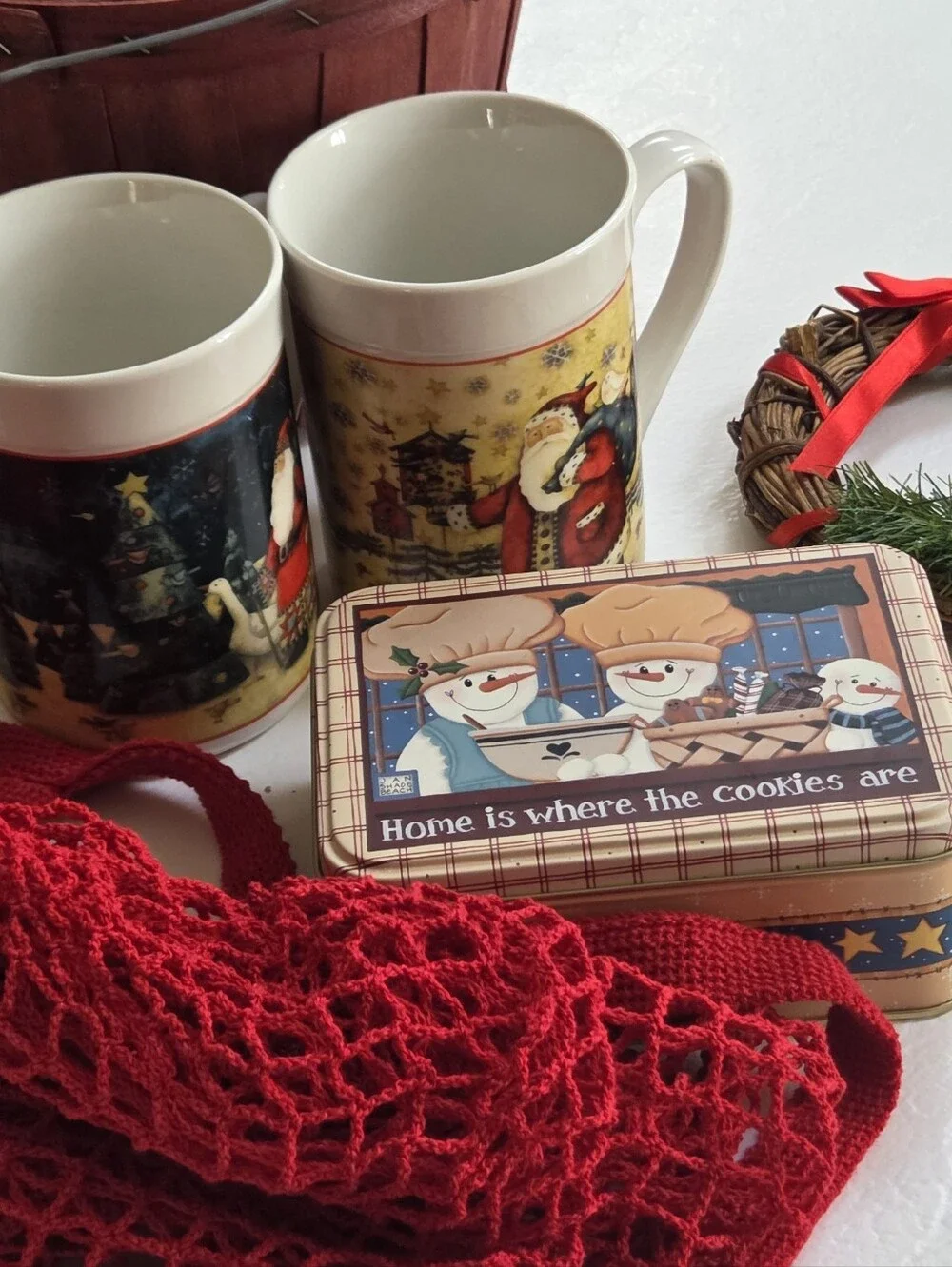 🌲I Love You to the Mountains and Back Mug in Vintage Longaberger Basket Bundle
